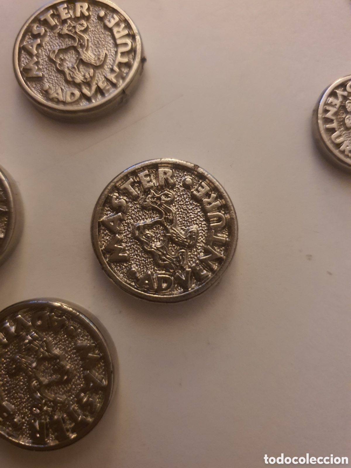 Material numism&aacute;tico: Monedas fichas master adventure. - Foto 3