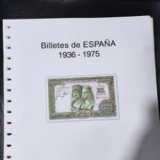 Material numismático: SUPLEMENTO PARA BILLETES ESPAÑOLES EDIFIL 1936/75