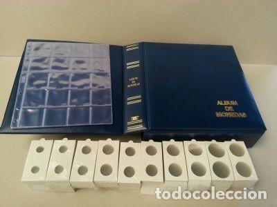 Materiale numismatico: Album Monedas MAMUT, extra capacidad.c/cajetín+30HOJAS+1000Cartones a elegir.