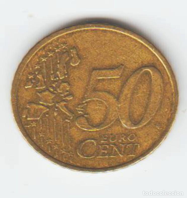 Material numism&aacute;tico: MONEDA 50 CENTIMOS FRANCIA A&Ntilde;O 2001 - Foto 1