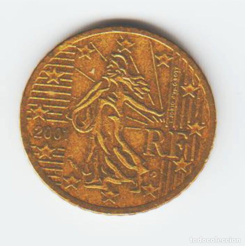 Material numism&aacute;tico: MONEDA 50 CENTIMOS FRANCIA A&Ntilde;O 2001 - Foto 2