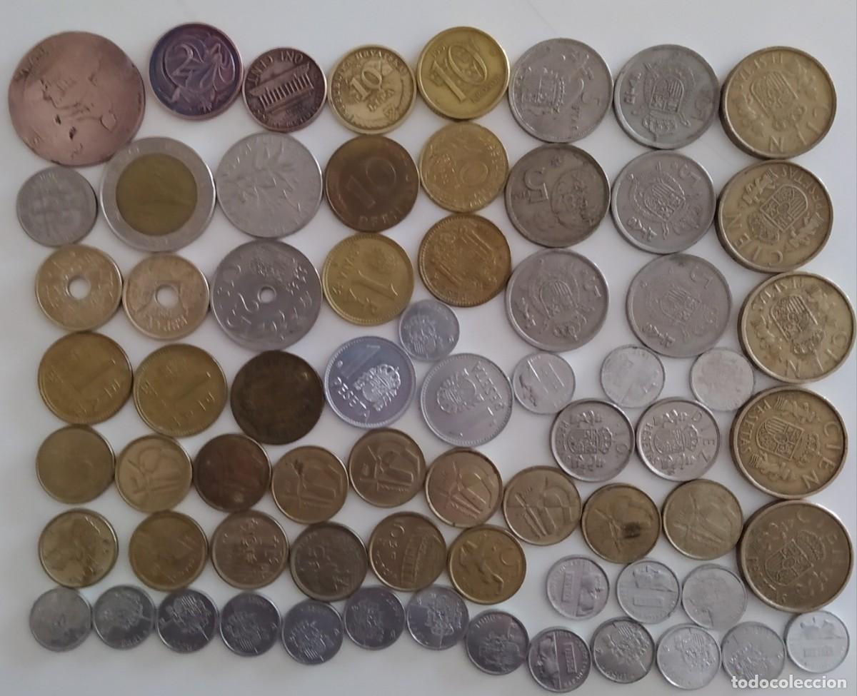 Material numism&aacute;tico: LOTE DE 68 MONEDAS - Foto 2