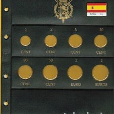 Material numismático: JUEGO COMPLETO HOJAS ESPAÑA 1999-2024, SISTEMA CLARABOYA(25 HOJAS)