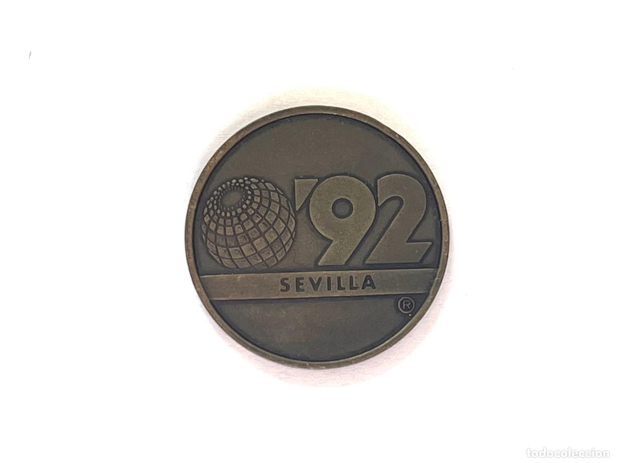 Material numism&aacute;tico: Moneda EXPO 92 - FUTURE - Foto 1