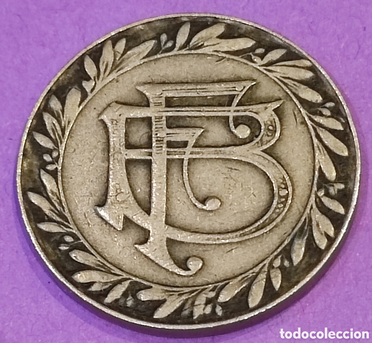 Material numism&aacute;tico: Ficha indio chief 2 pesetas - Foto 2