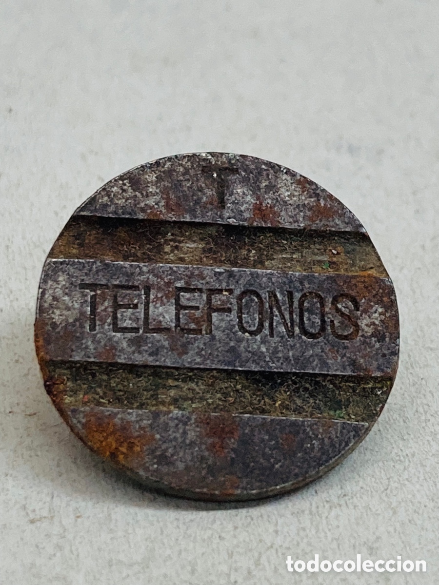 Material numism&aacute;tico: Ficha telef&oacute;nica serie T Espa&ntilde;ola - Foto 1