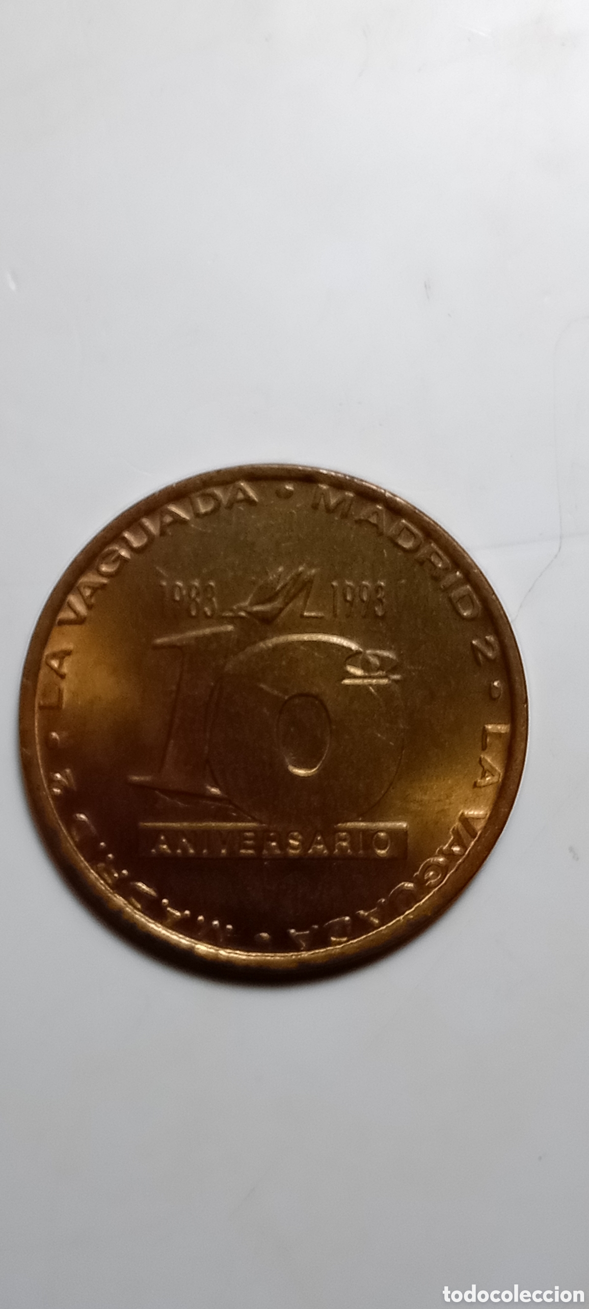 Material numism&aacute;tico: Moneda 10 aniversario del C. C. de la Vaguada - Foto 5