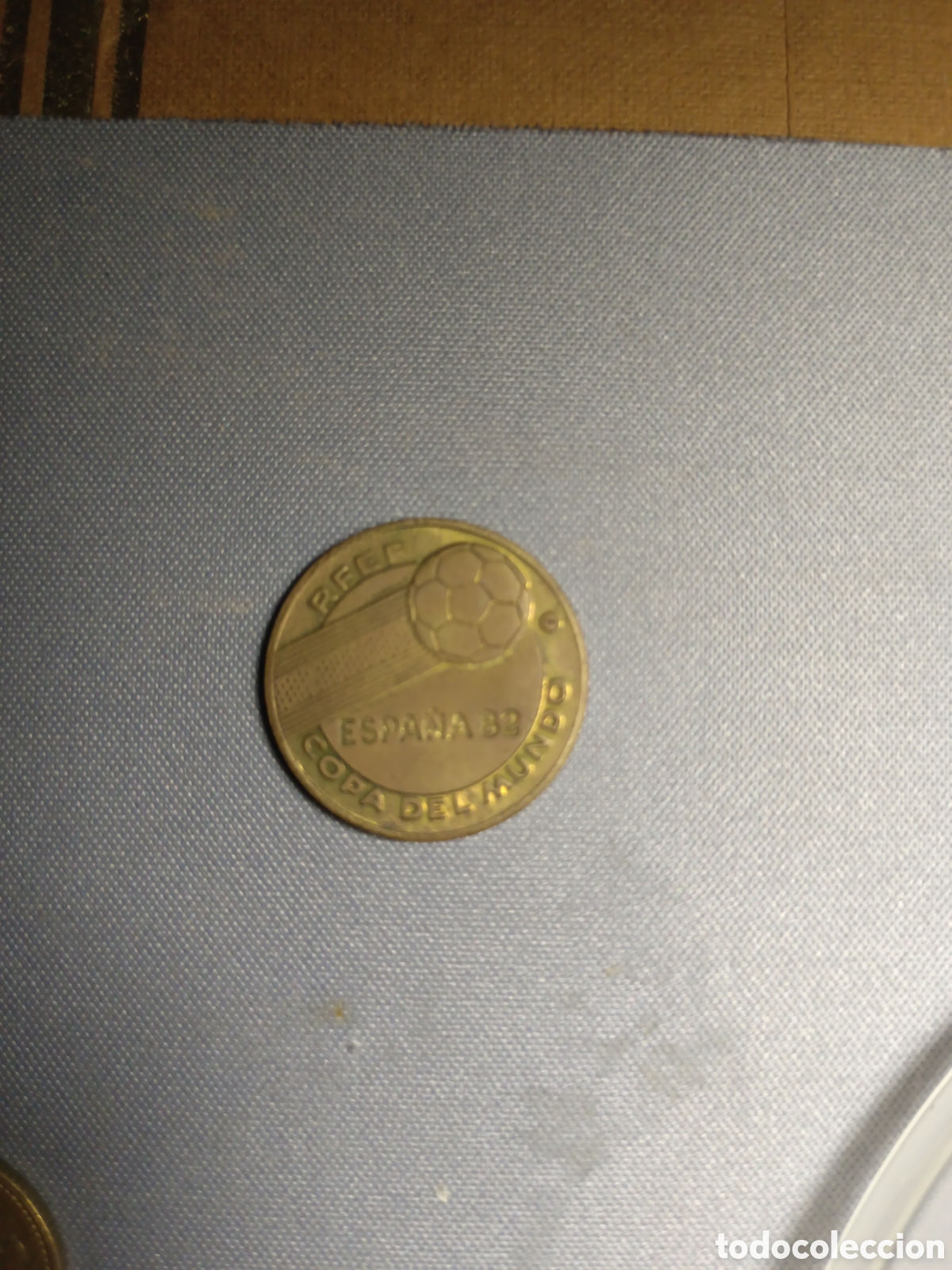 Material numism&aacute;tico: Moneda copa del mundo Espa&ntilde;a 82 Brasil - Foto 2