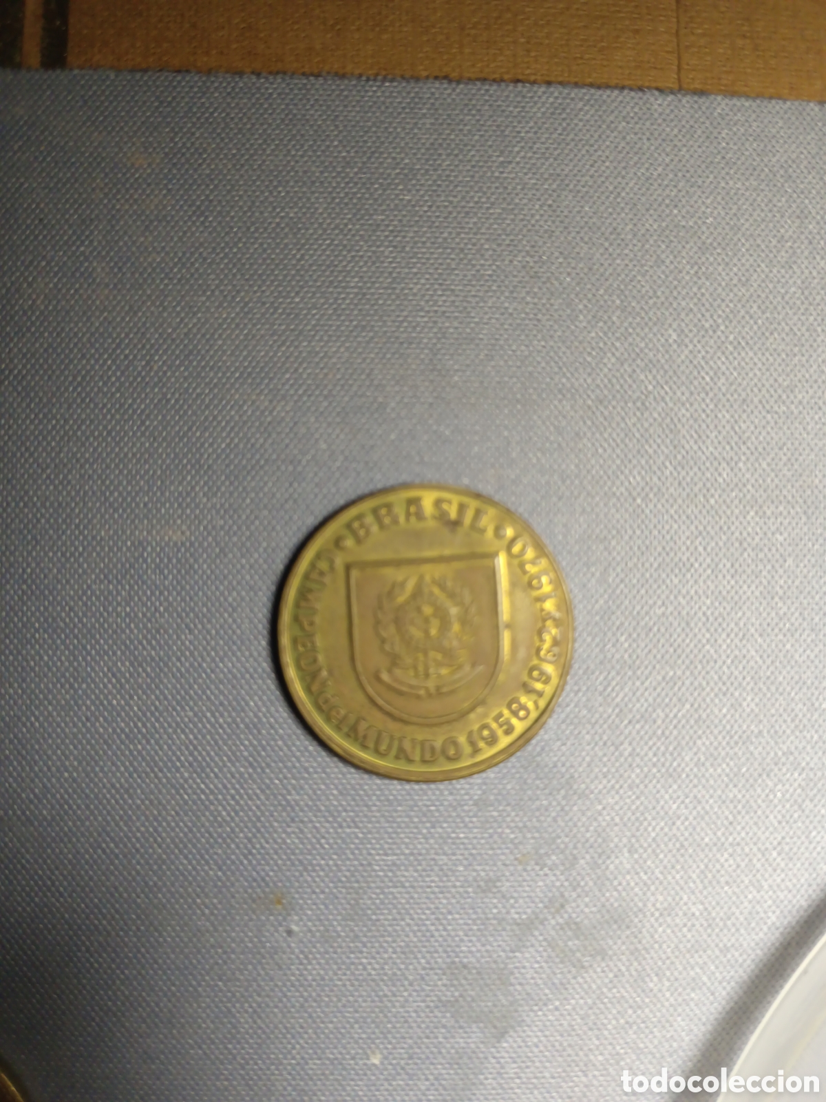 Material numism&aacute;tico: Moneda copa del mundo Espa&ntilde;a 82 Brasil - Foto 1