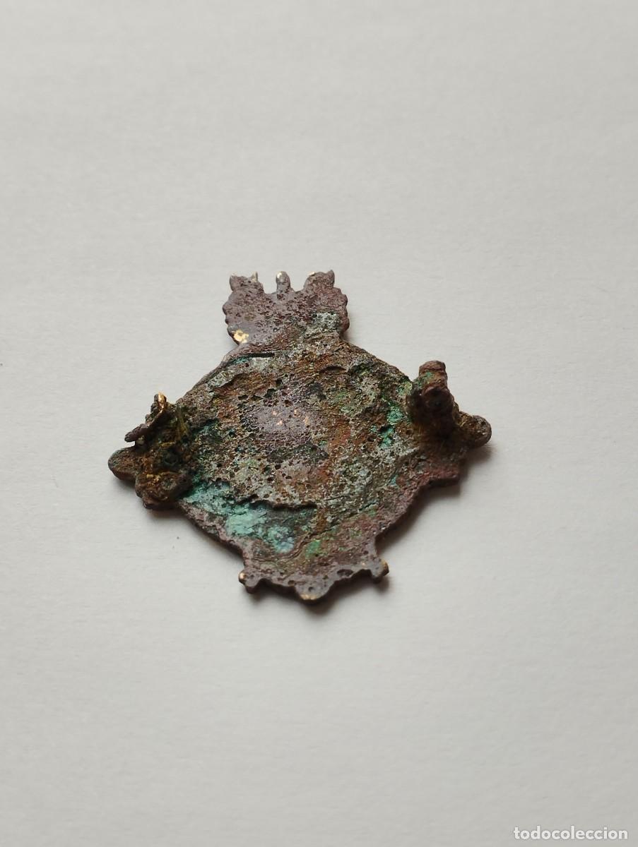 Material numism&aacute;tico: Emblema de bronce con &Aacute;guila Imperial Romana - Foto 5