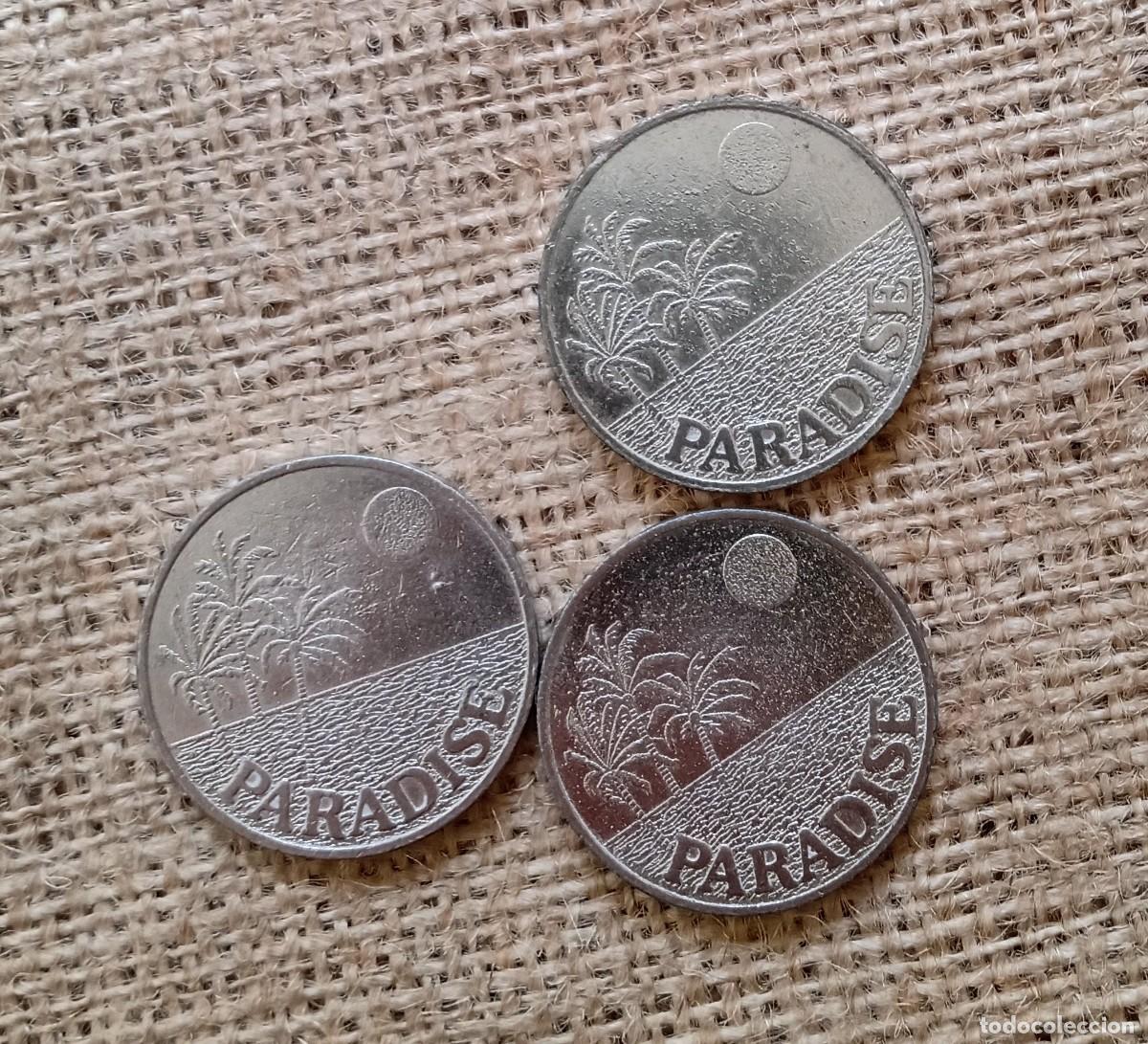 Material numism&aacute;tico: Fichas de Casino Paradise - Foto 1