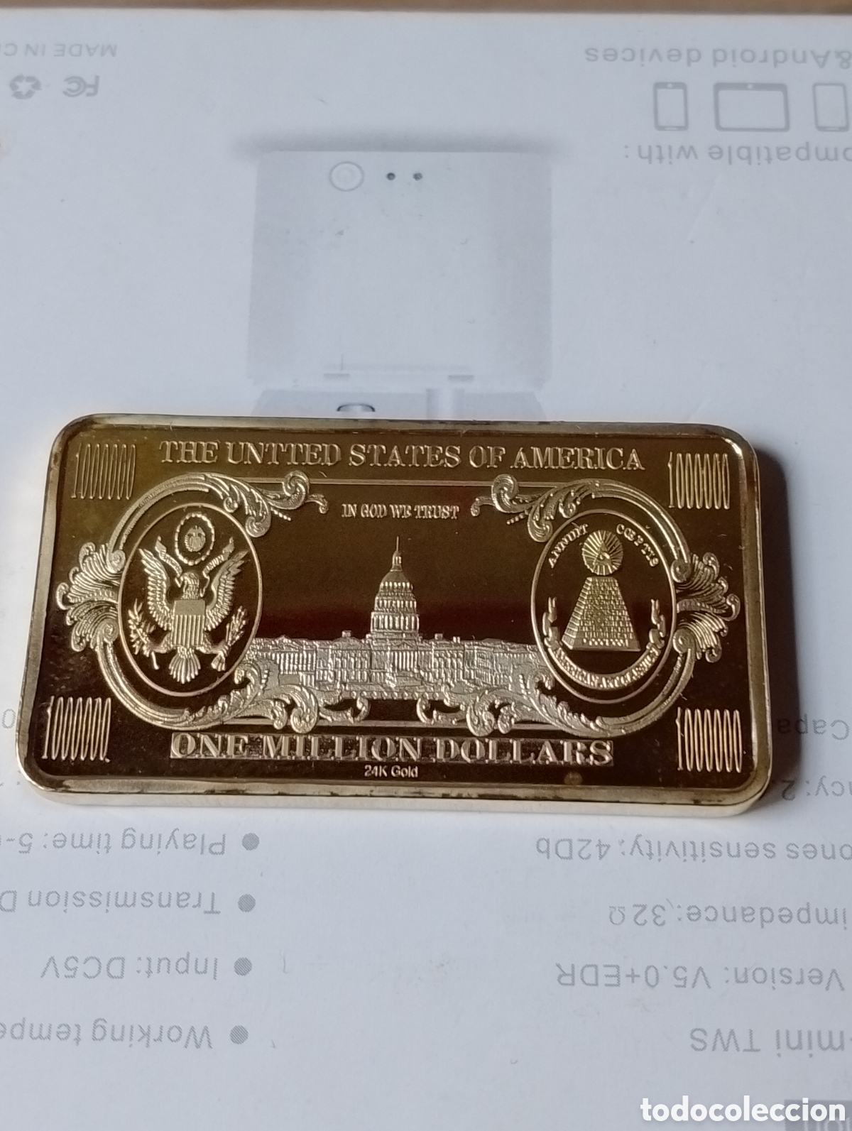 Material numism&aacute;tico: Lote de 2 lingotes - Foto 4