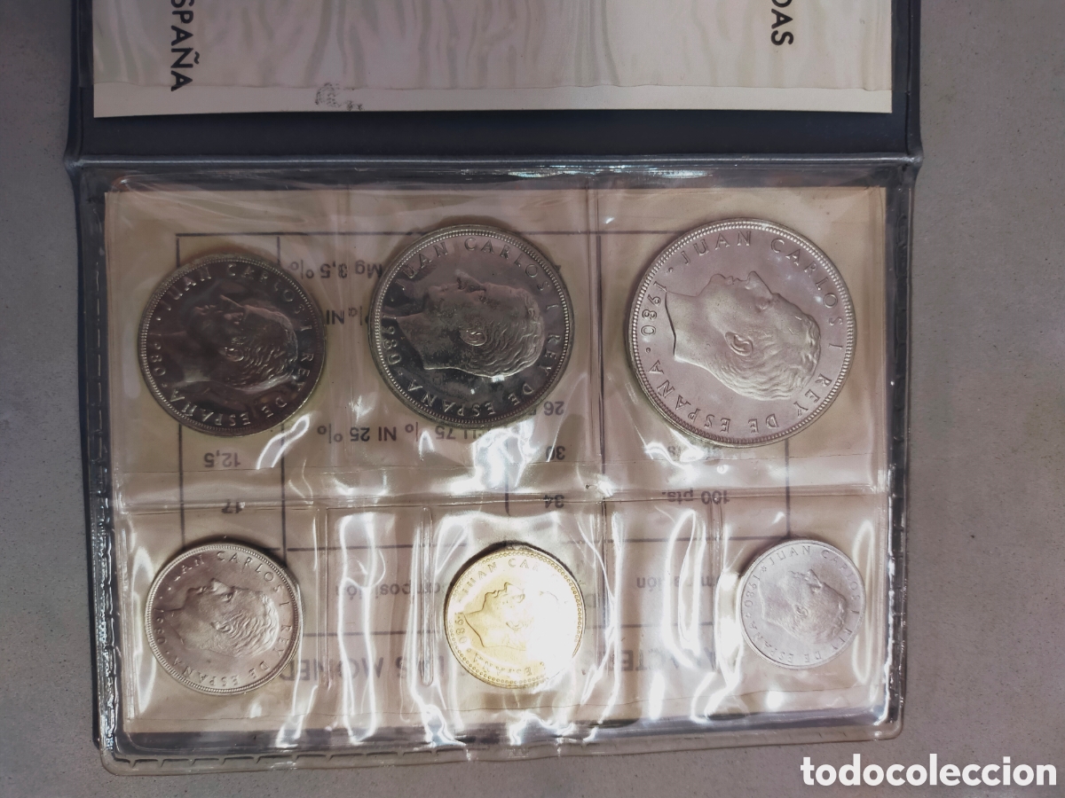 Material numism&aacute;tico: CARTERA DE MONEDAS MUNDIAL 82. - Foto 3