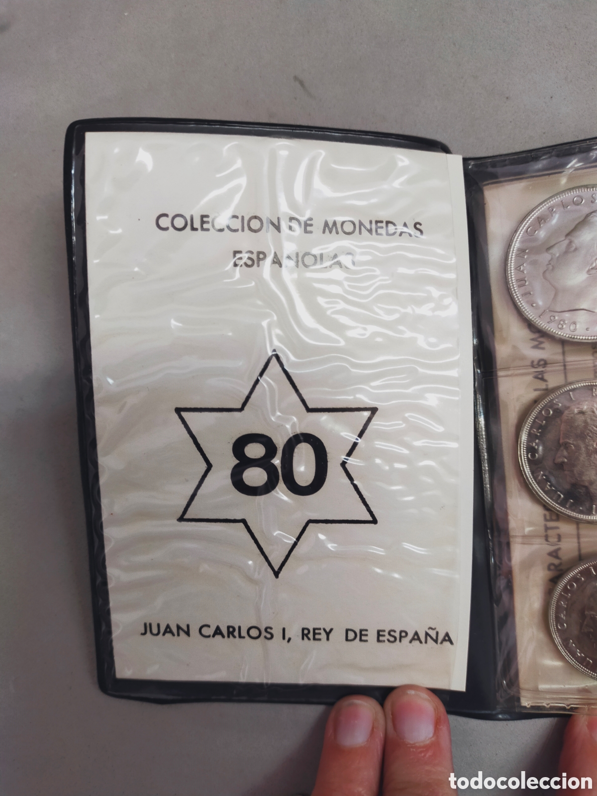 Material numism&aacute;tico: CARTERA DE MONEDAS MUNDIAL 82. MONEDAS ESPA&Ntilde;OLAS. - Foto 2