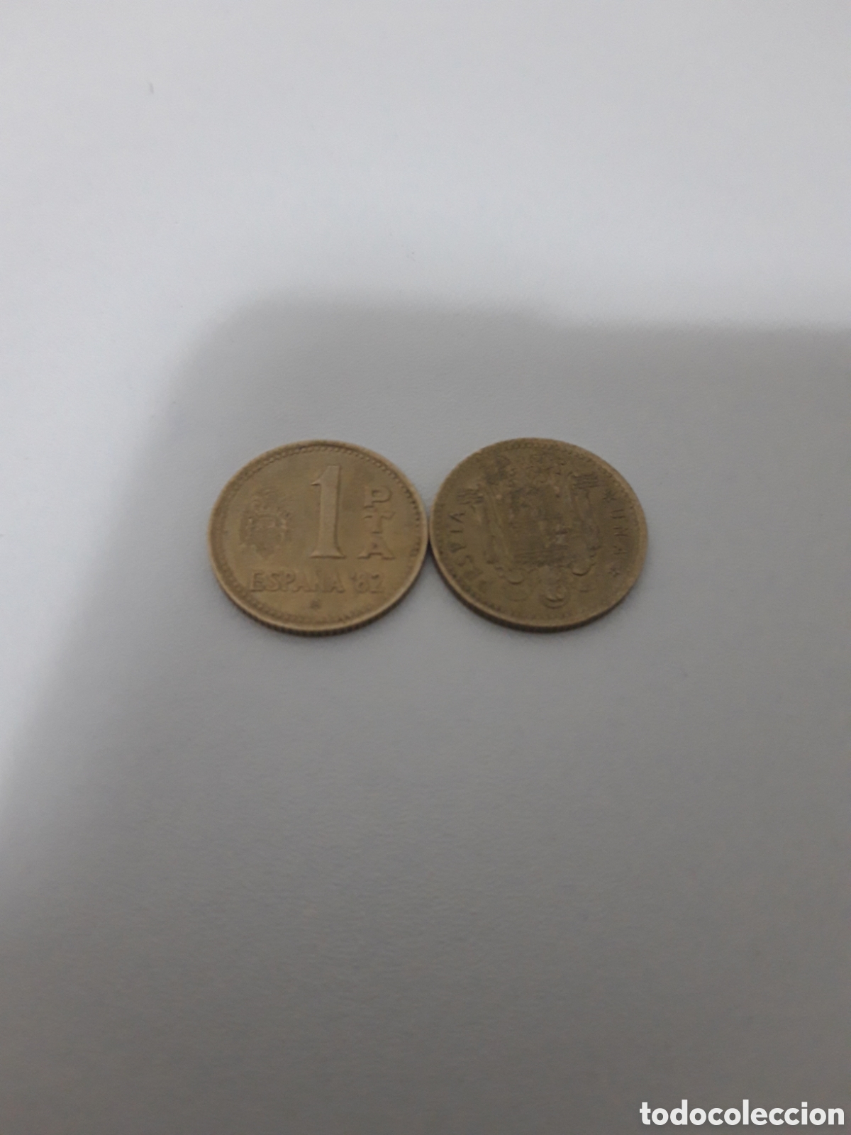 Material numism&aacute;tico: Pesetas de Espa&ntilde;a del rey Juan Carlos - Foto 2