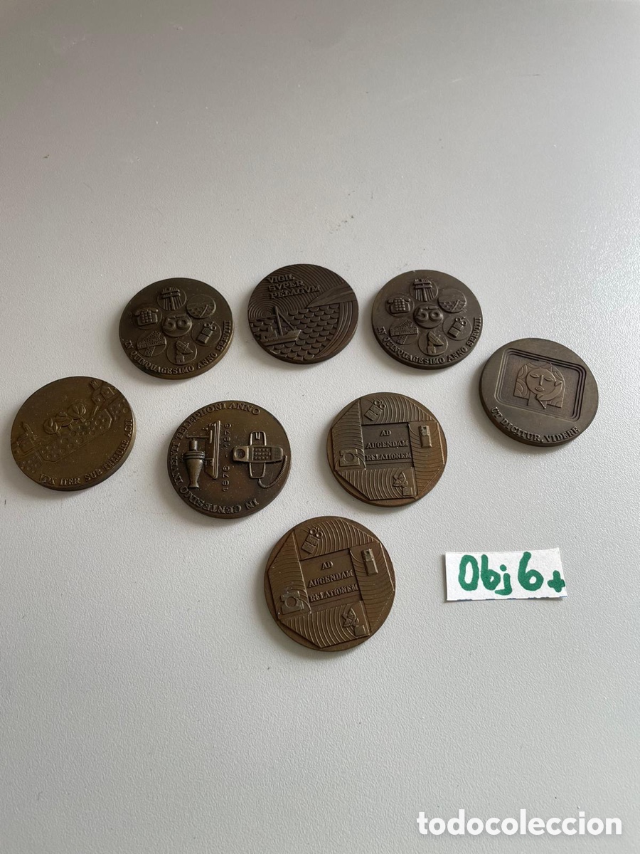 Material numism&aacute;tico: Lote de monedas compa&ntilde;&iacute;a telef&oacute;nica - Foto 1