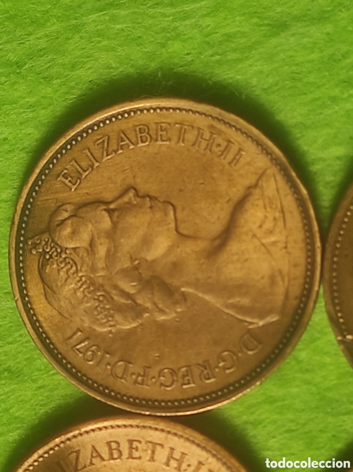 Material numism&aacute;tico: Moneda2new pence 1971 - Foto 3