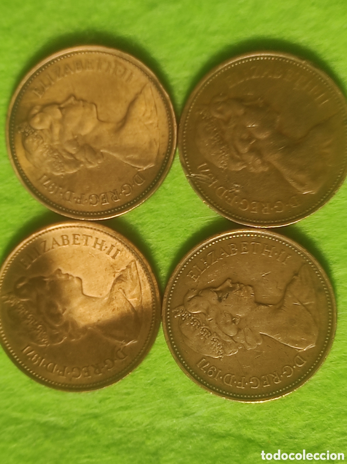 Material numism&aacute;tico: Moneda2new pence 1971 - Foto 4