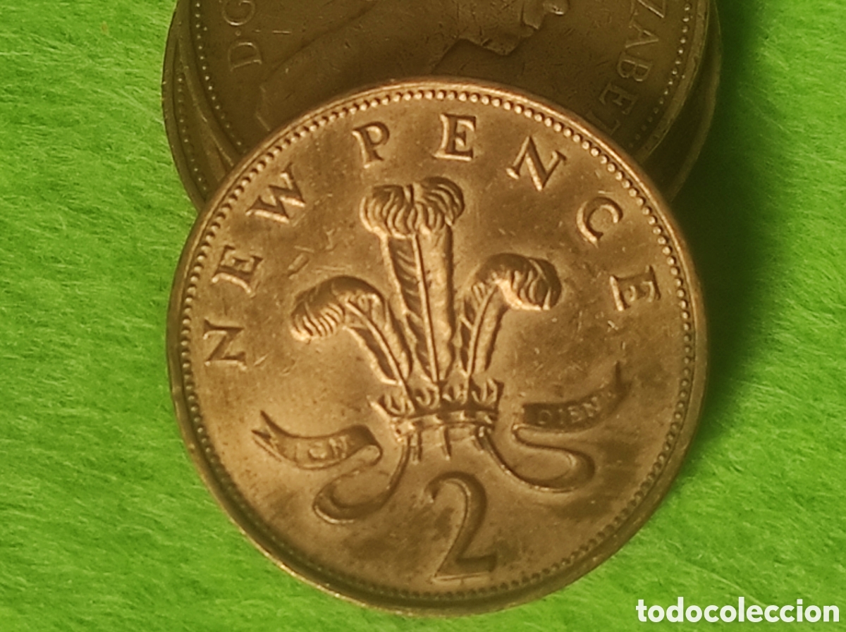 Material numism&aacute;tico: Moneda2new pence 1971 - Foto 6