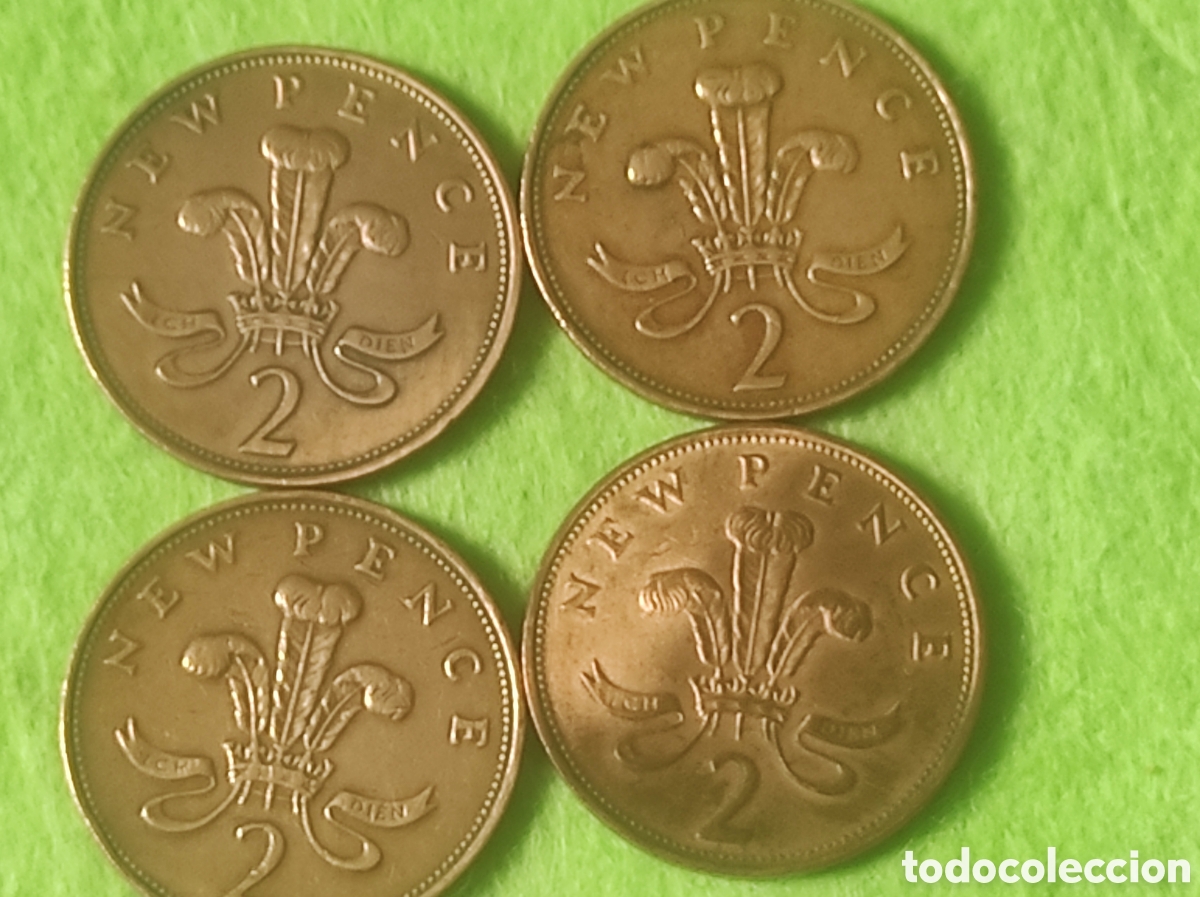 Material numism&aacute;tico: Moneda2new pence 1971 - Foto 7