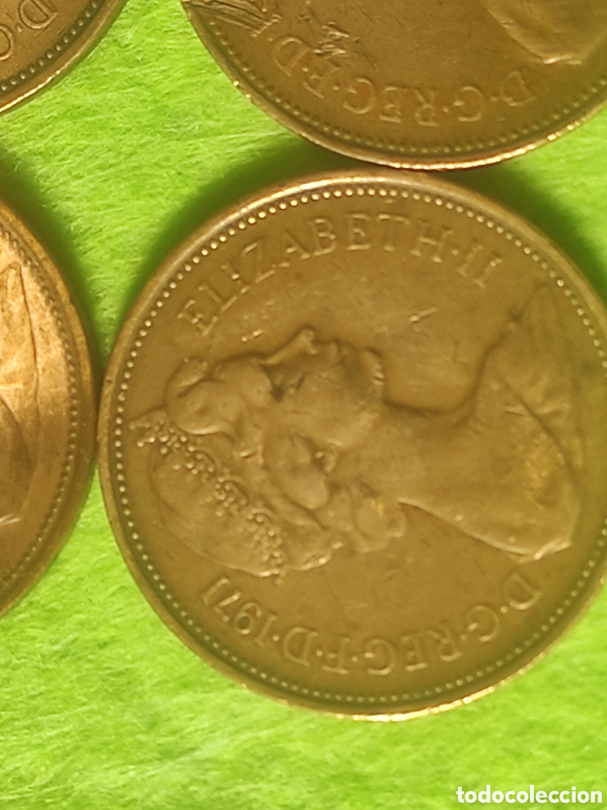 Material numism&aacute;tico: Moneda2new pence 1971 - Foto 8