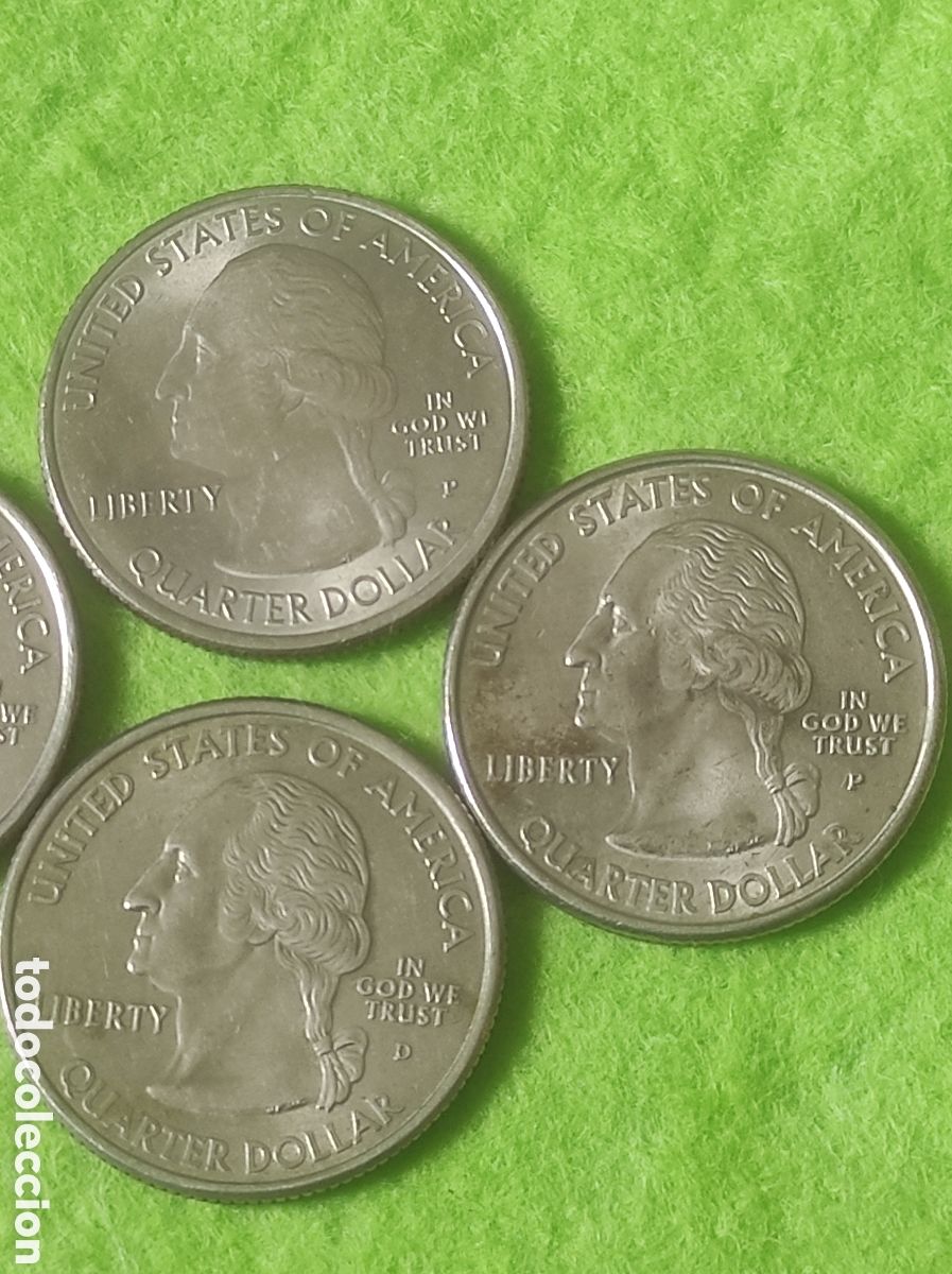 Material numism&aacute;tico: Monedas cuarto de d&oacute;lar coleccionables - Foto 4