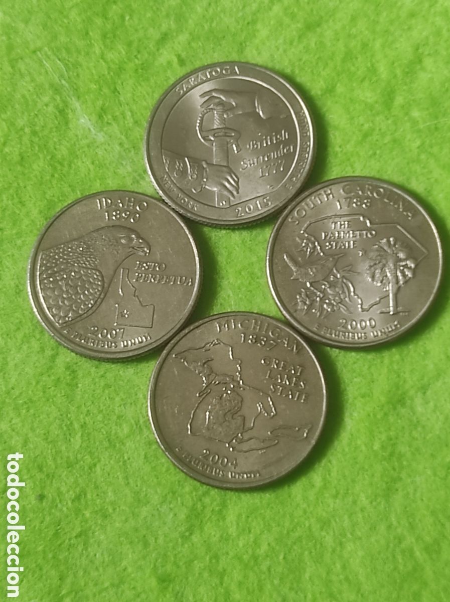 Material numism&aacute;tico: Monedas cuarto de d&oacute;lar coleccionables - Foto 6
