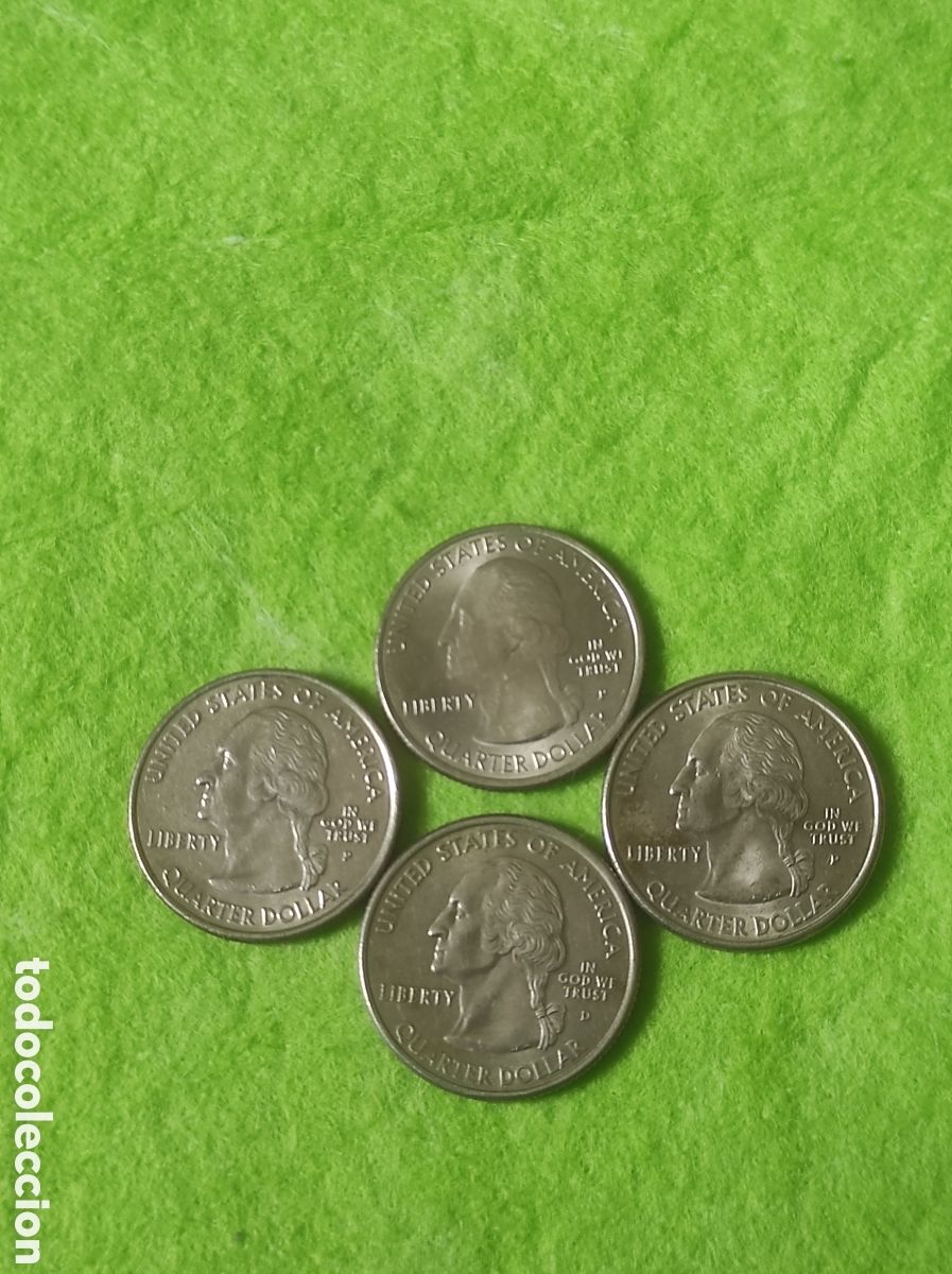 Material numism&aacute;tico: Monedas cuarto de d&oacute;lar coleccionables - Foto 7