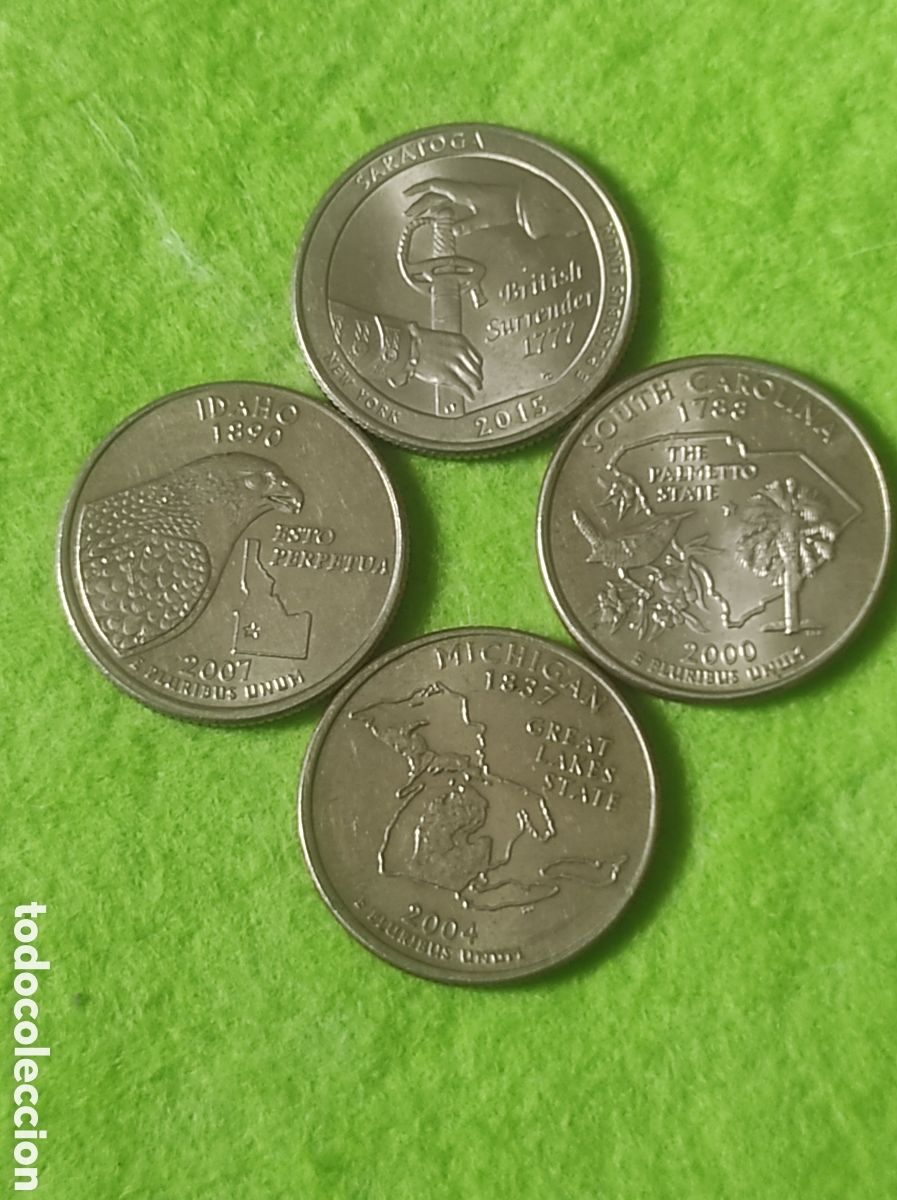 Material numism&aacute;tico: Monedas cuarto de d&oacute;lar coleccionables - Foto 8