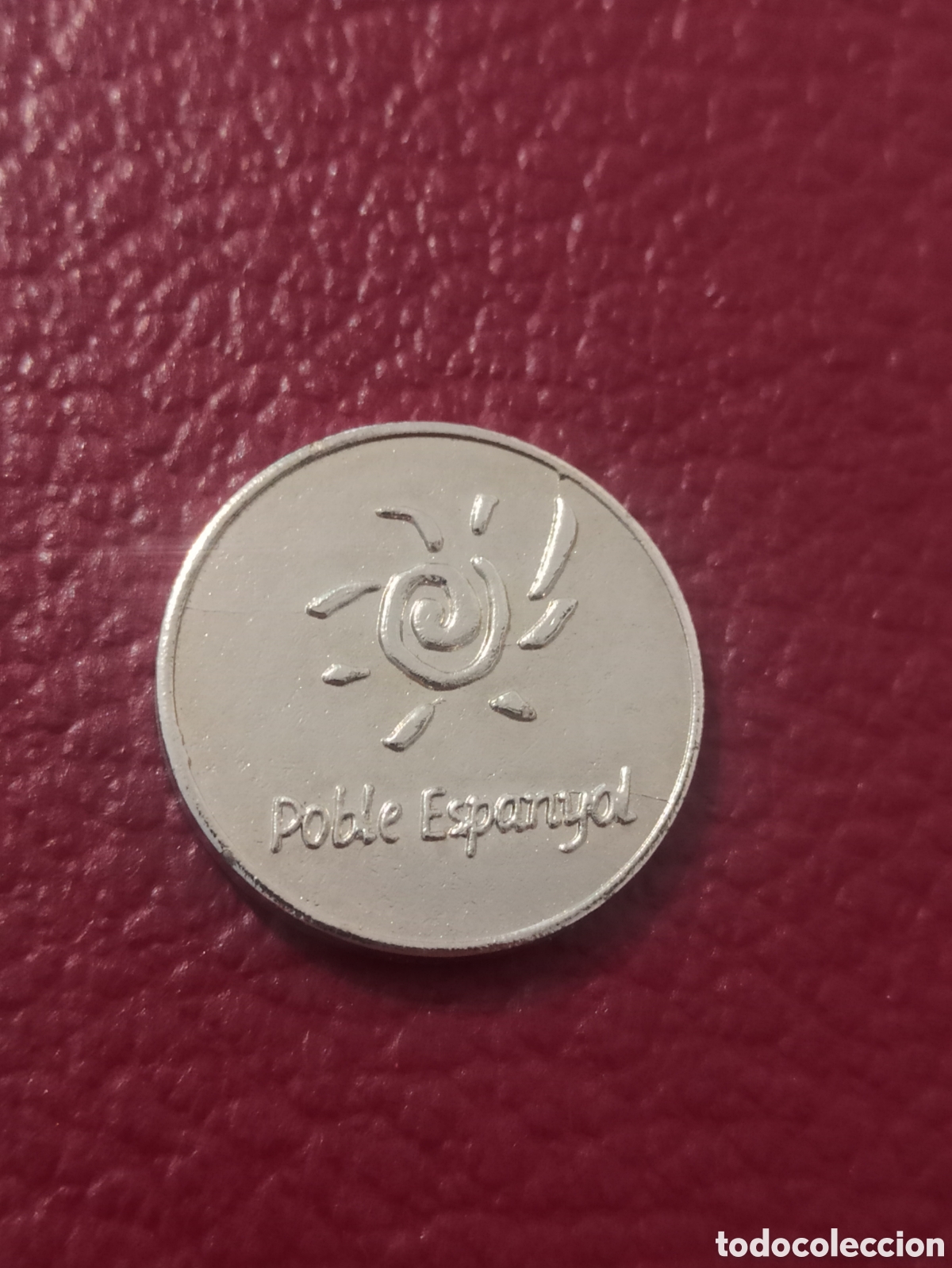Material numism&aacute;tico: FICHA TOKEN - ESPA&Ntilde;A POBLE ESPANYOL BARCELONA - Foto 3