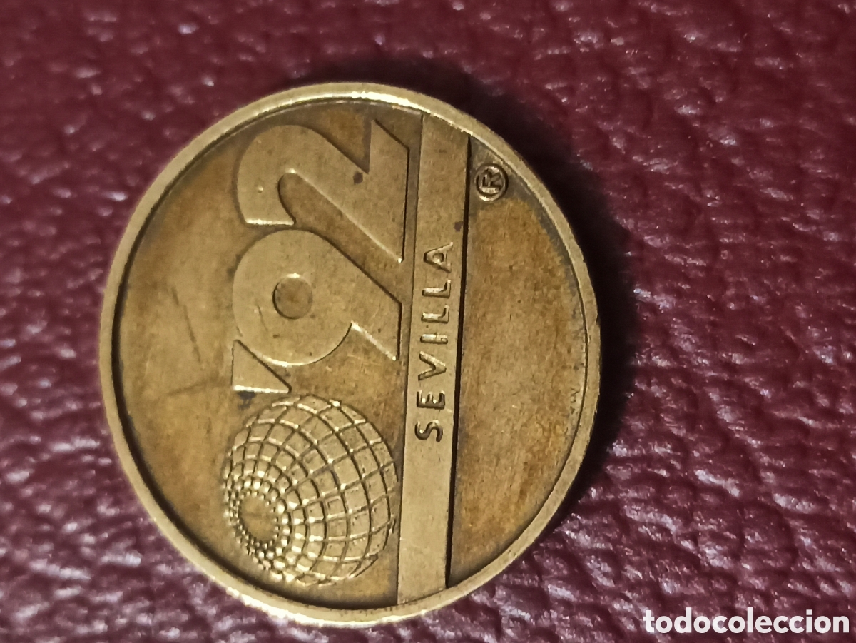 Material numism&aacute;tico: Medalla Expo Sevilla 92 discovery - Foto 3
