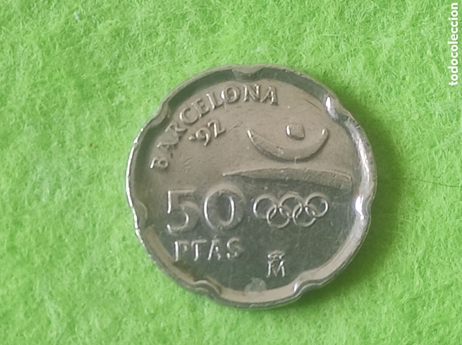 Material numism&aacute;tico: Moneda 50 pesetas Barcelona 92 - Foto 3
