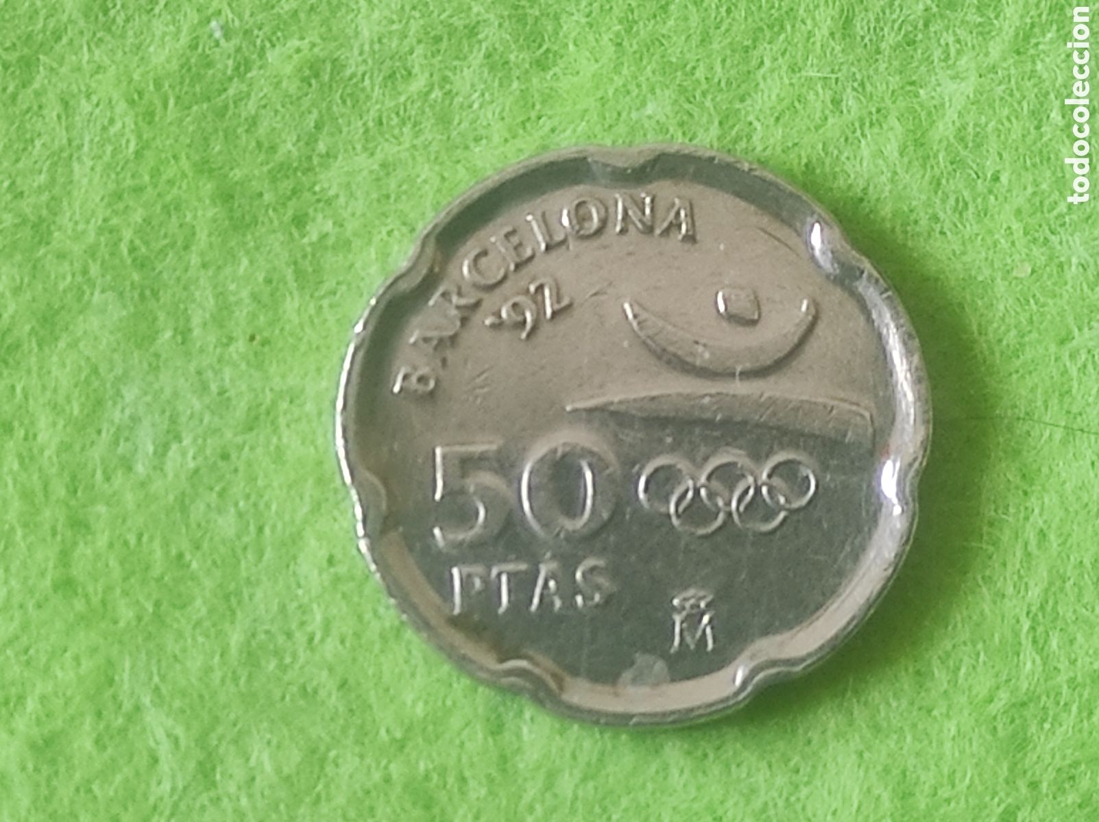 Material numism&aacute;tico: Moneda 50 pesetas Barcelona 92 - Foto 6