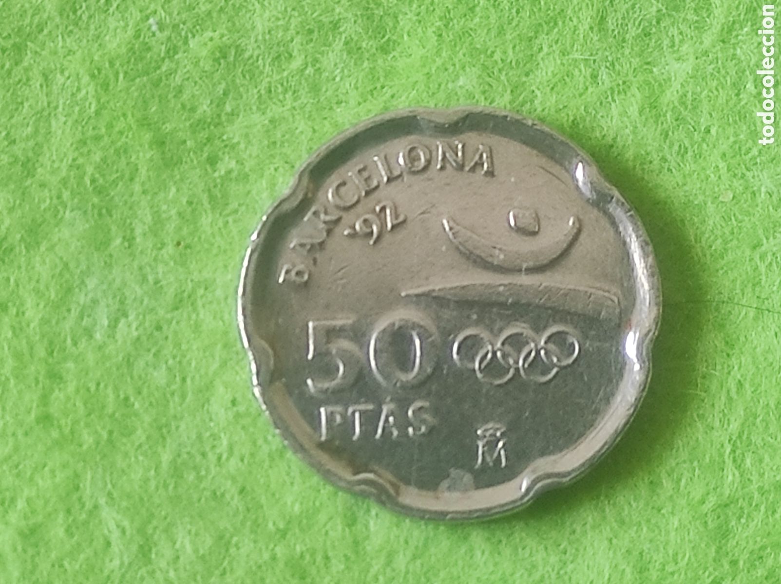 Material numism&aacute;tico: Moneda 50 pesetas Barcelona 92 - Foto 7