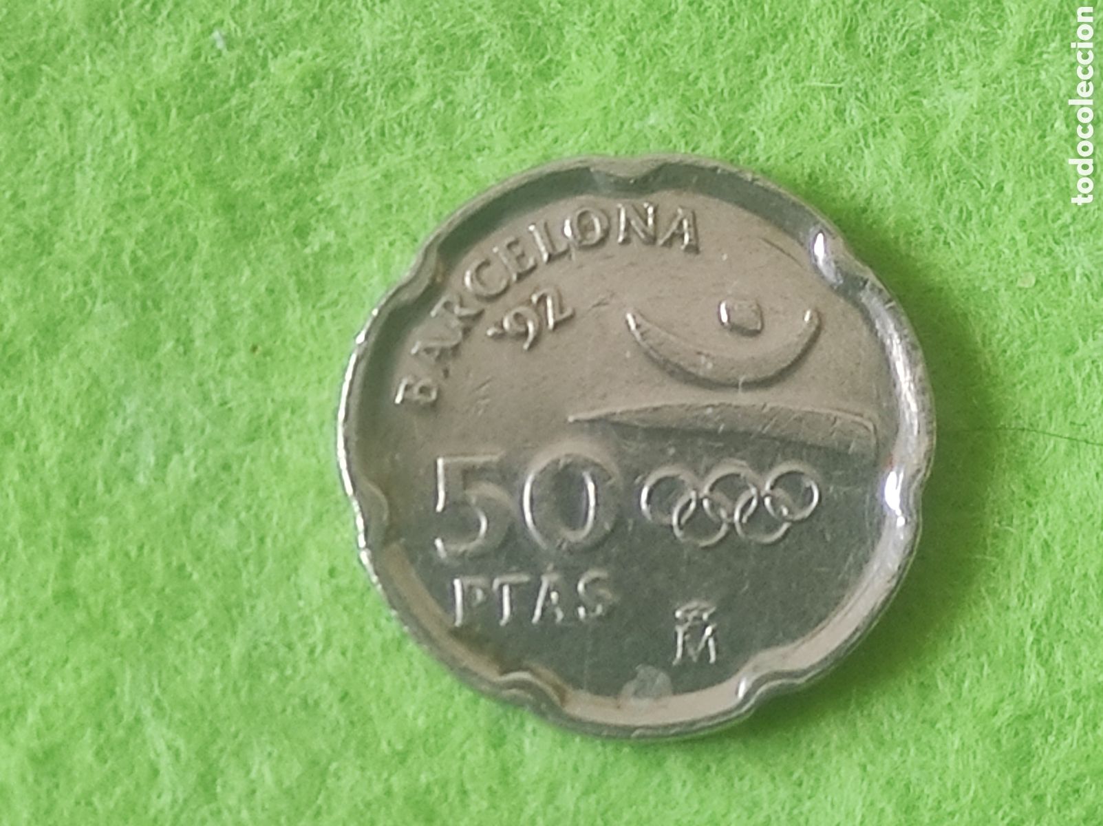 Material numism&aacute;tico: Moneda 50 pesetas Barcelona 92 - Foto 8