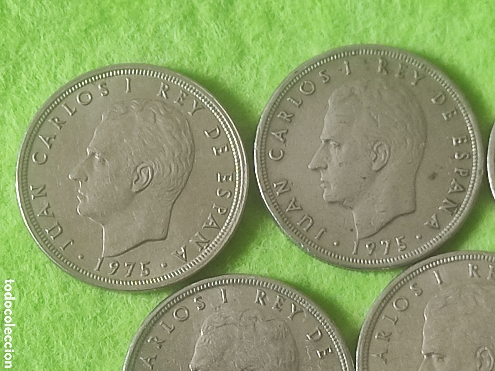 Material numism&aacute;tico: Colecci&oacute;n 5 pesetas 1975 - Foto 4