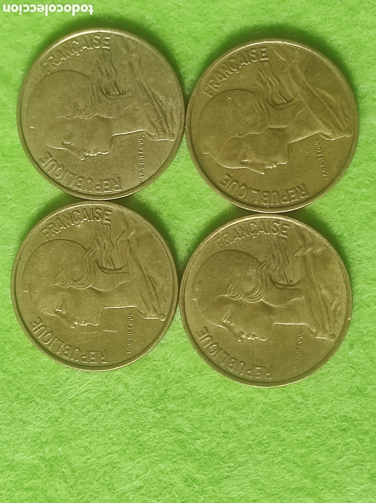 Material numism&aacute;tico: Moneda 10 c&eacute;ntimos de Francia - Foto 3