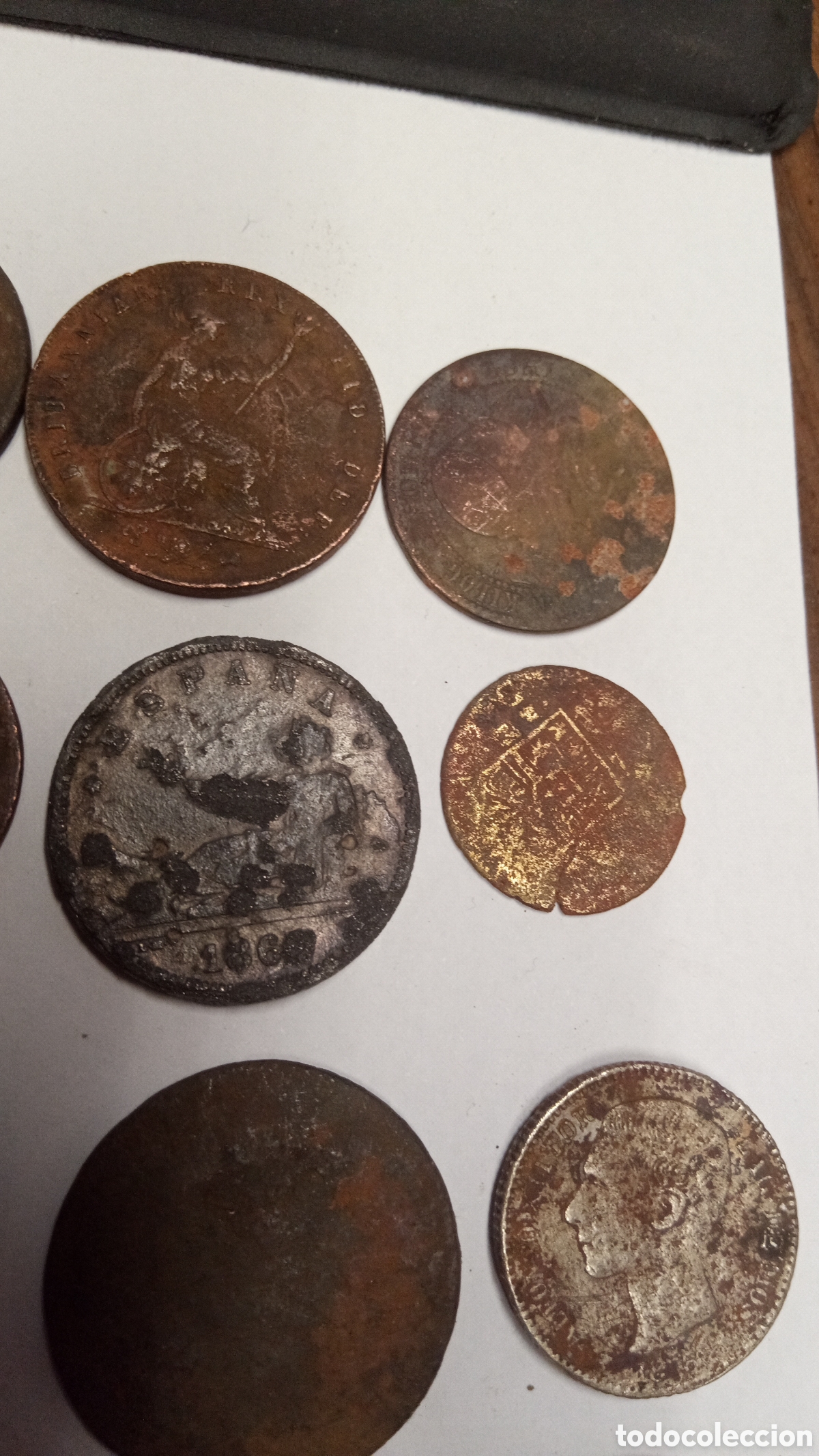 Material numism&aacute;tico: lote 21 monedas antiguas - Foto 15