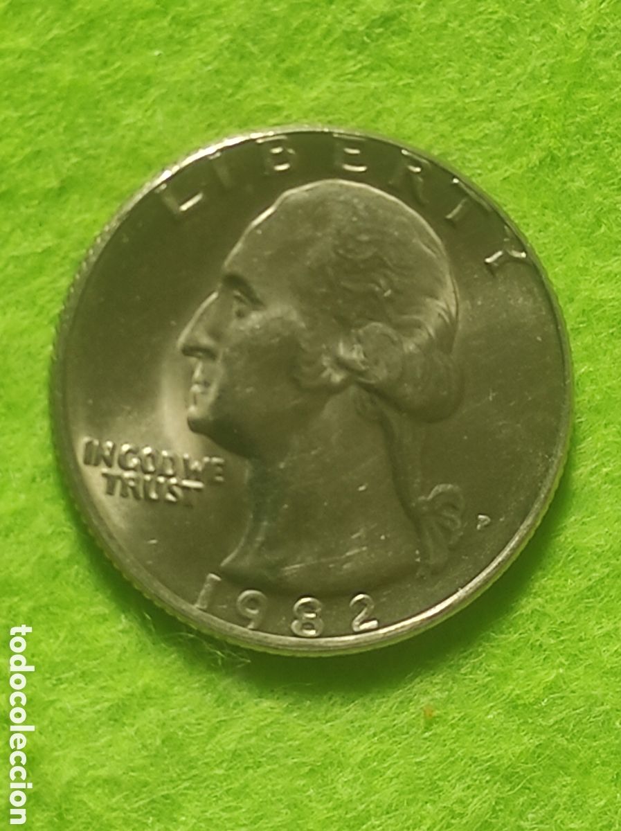Material numism&aacute;tico: Moneda usa 1982 liberty - Foto 3