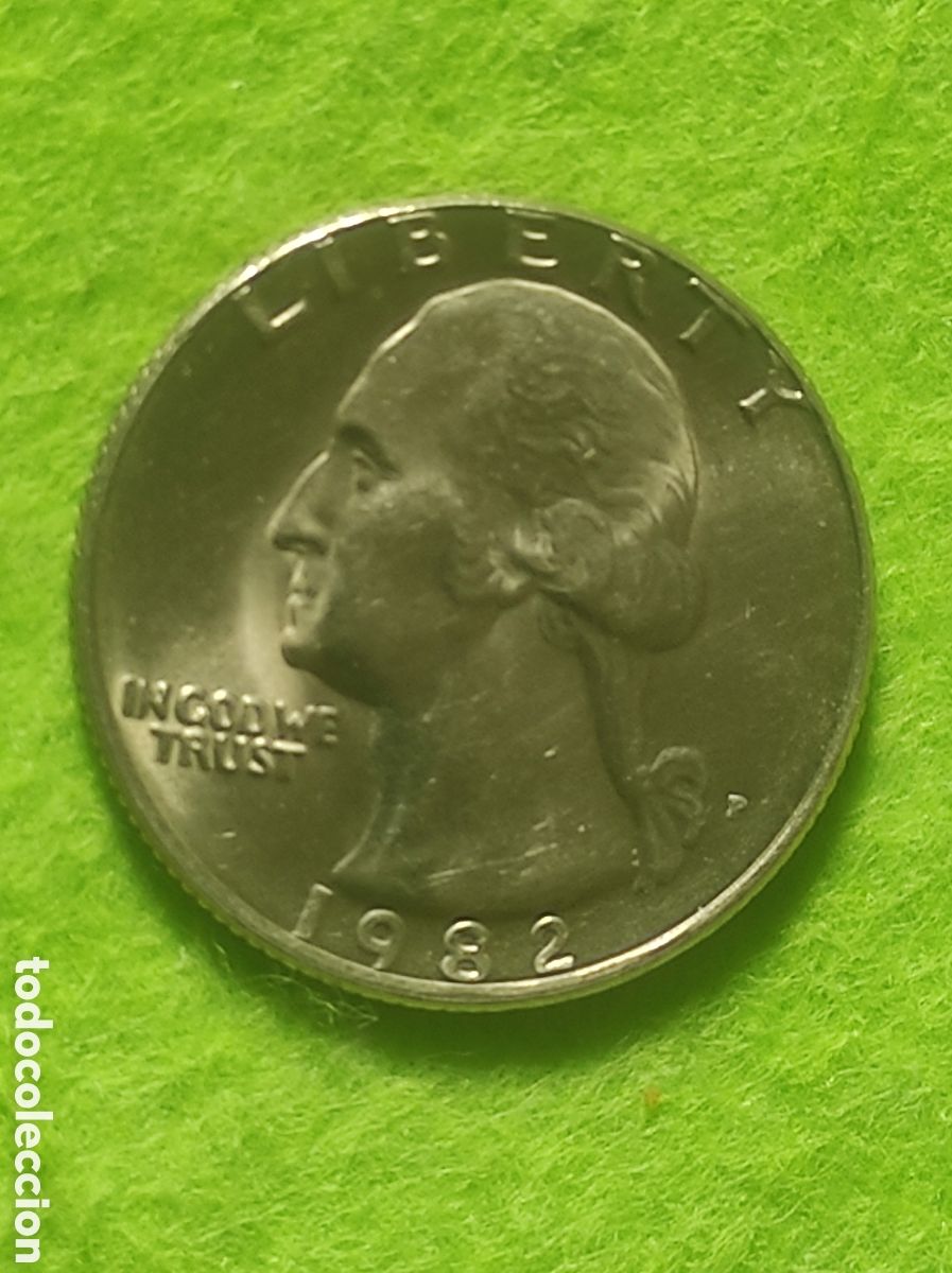 Material numism&aacute;tico: Moneda usa 1982 liberty - Foto 1