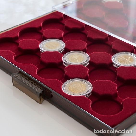 Material numism&aacute;tico: Bandeja para monedas MB 20 divisiones redondas 36 mm - Leuchtturm 327498