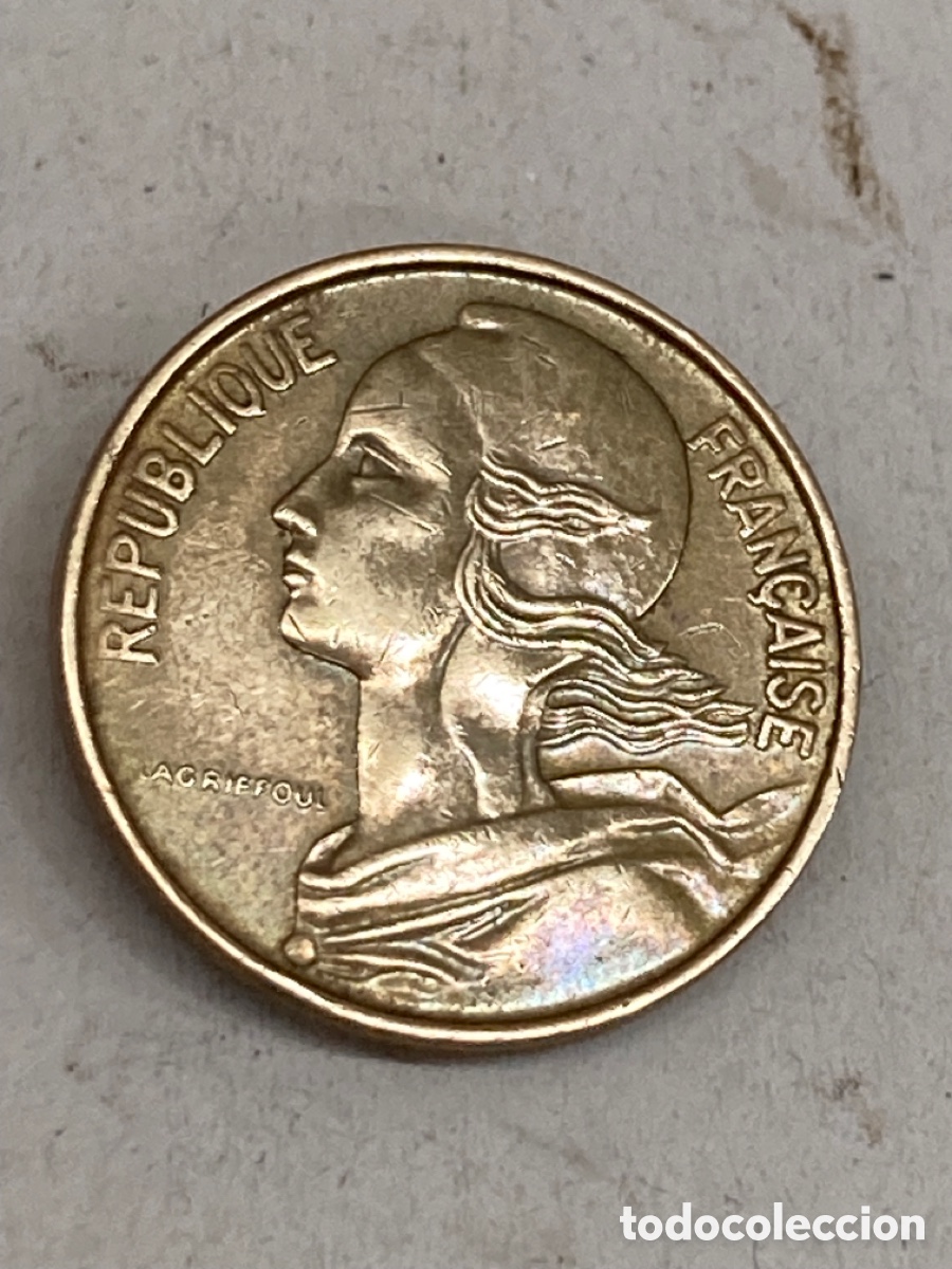 Material numism&aacute;tico: Moneda 20 c&eacute;ntimos 1967 X29 - Foto 2