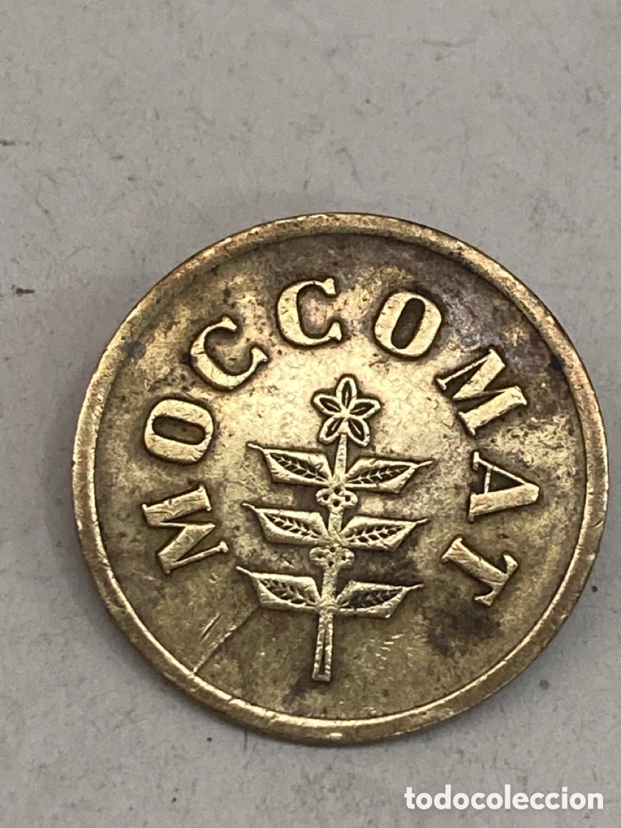 Material numism&aacute;tico: Moneda Token para m&aacute;quinas de Caffe Moccomat Holanda (Utrecht)V22 - Foto 1