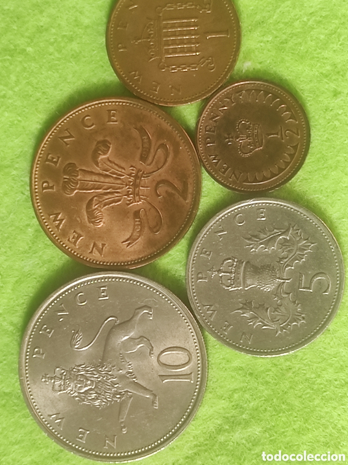 Material numism&aacute;tico: Monedas Isabel segunda a&ntilde;o 1971 - Foto 5