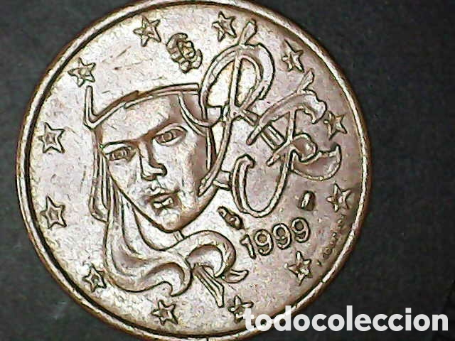 Material numism&aacute;tico: Moneda 5cent de Francia 1999 - Foto 3