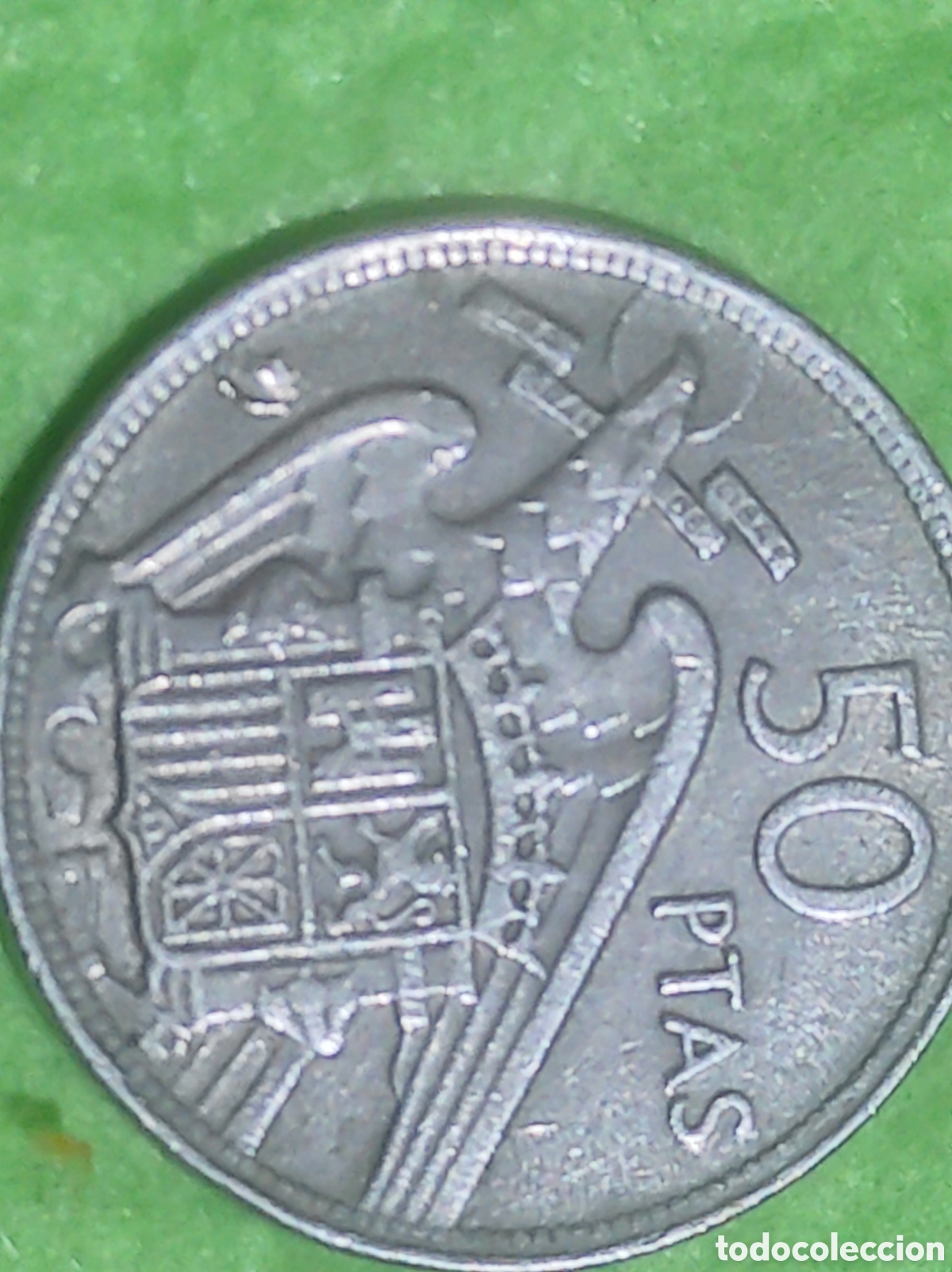 Material numism&aacute;tico: Moneda 50 pesetas Franco - Foto 1