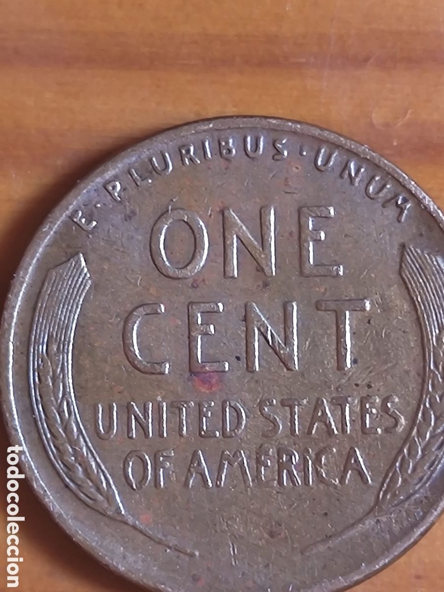 Material numism&aacute;tico: Moneda One cent 1945 - Foto 2