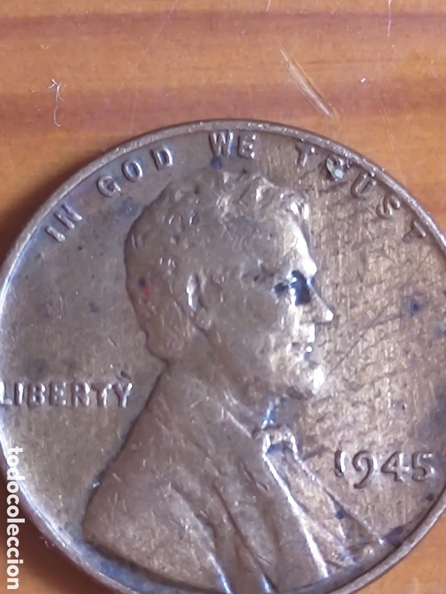 Material numism&aacute;tico: Moneda One cent 1945