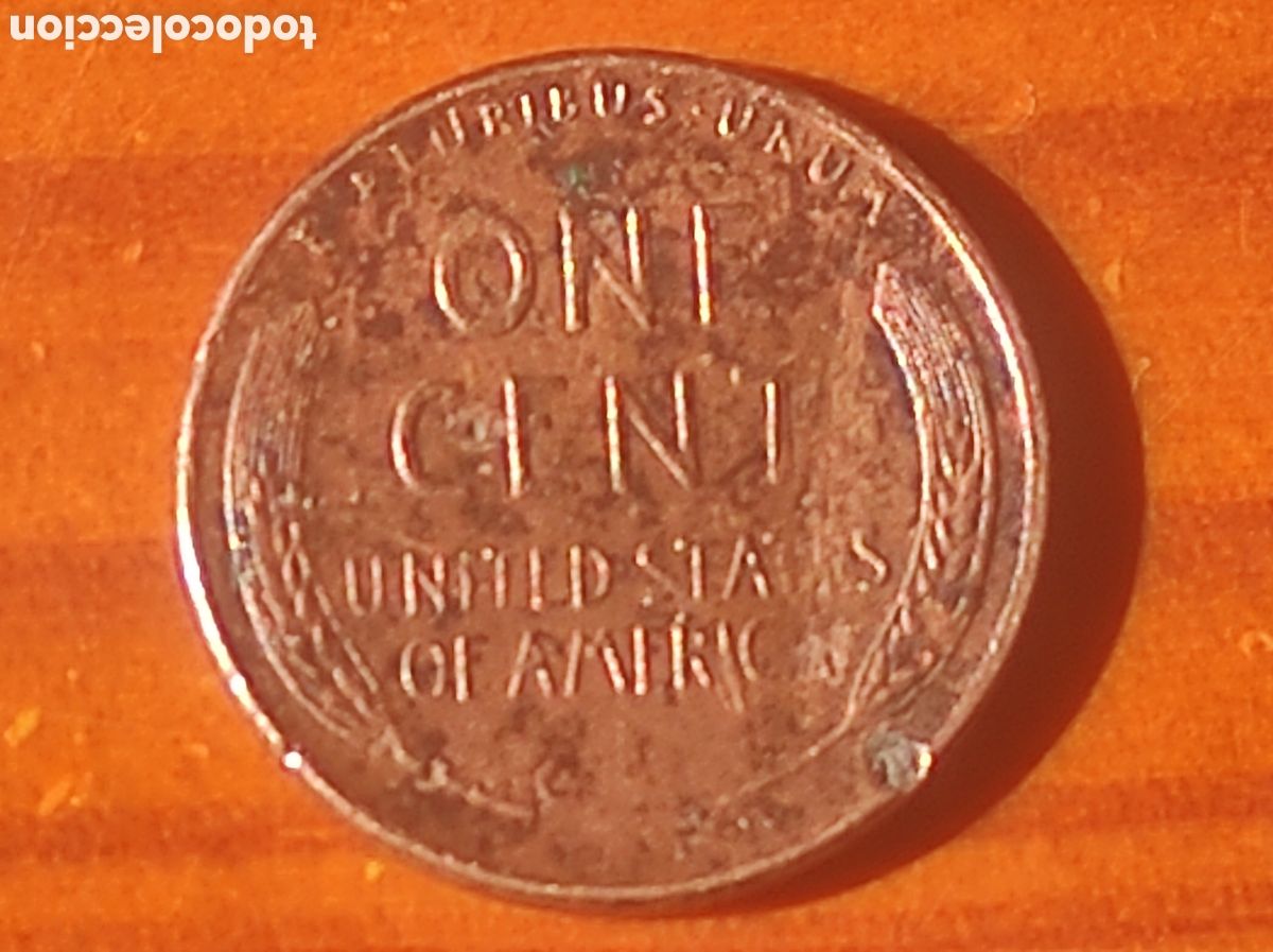 Material numism&aacute;tico: Moneda trigo One cent 1958 - Foto 2