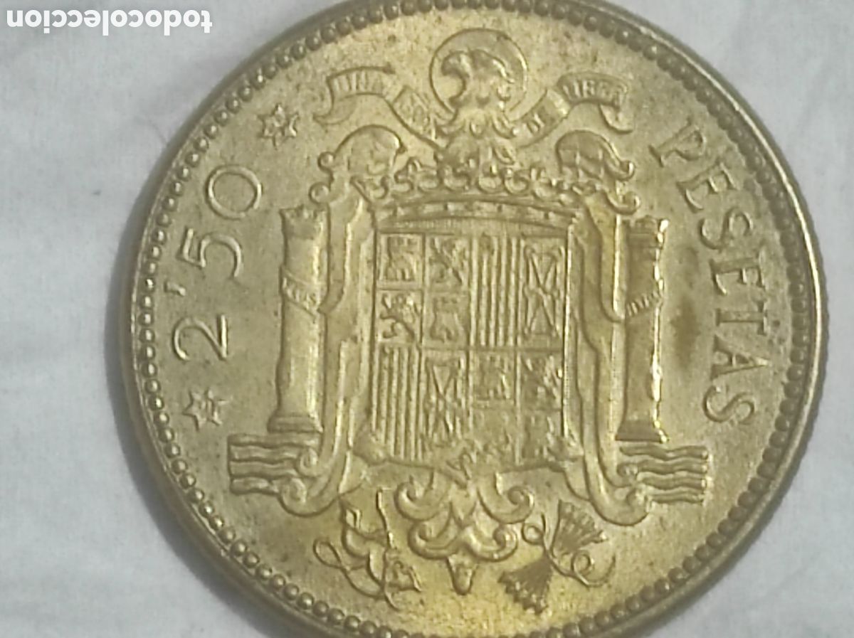 Material numism&aacute;tico: Moneda 250 peseta 1957 - Foto 7